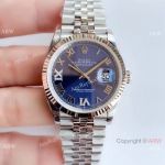 Replica Rolex Oyster Perpetual Datejust 36mm Watch Jubilee Band Blue Dial